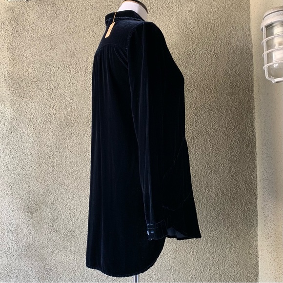 “CP Shades” Teton Dark Navy Velvet Tunic NWT $256 size XS - Picture 8 of 12